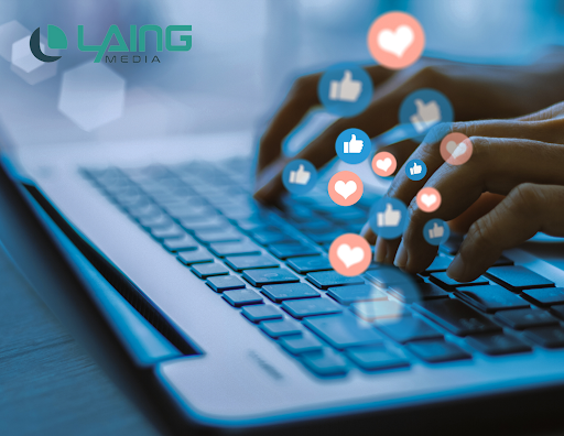 Laing Media social media marketing services for businesses.